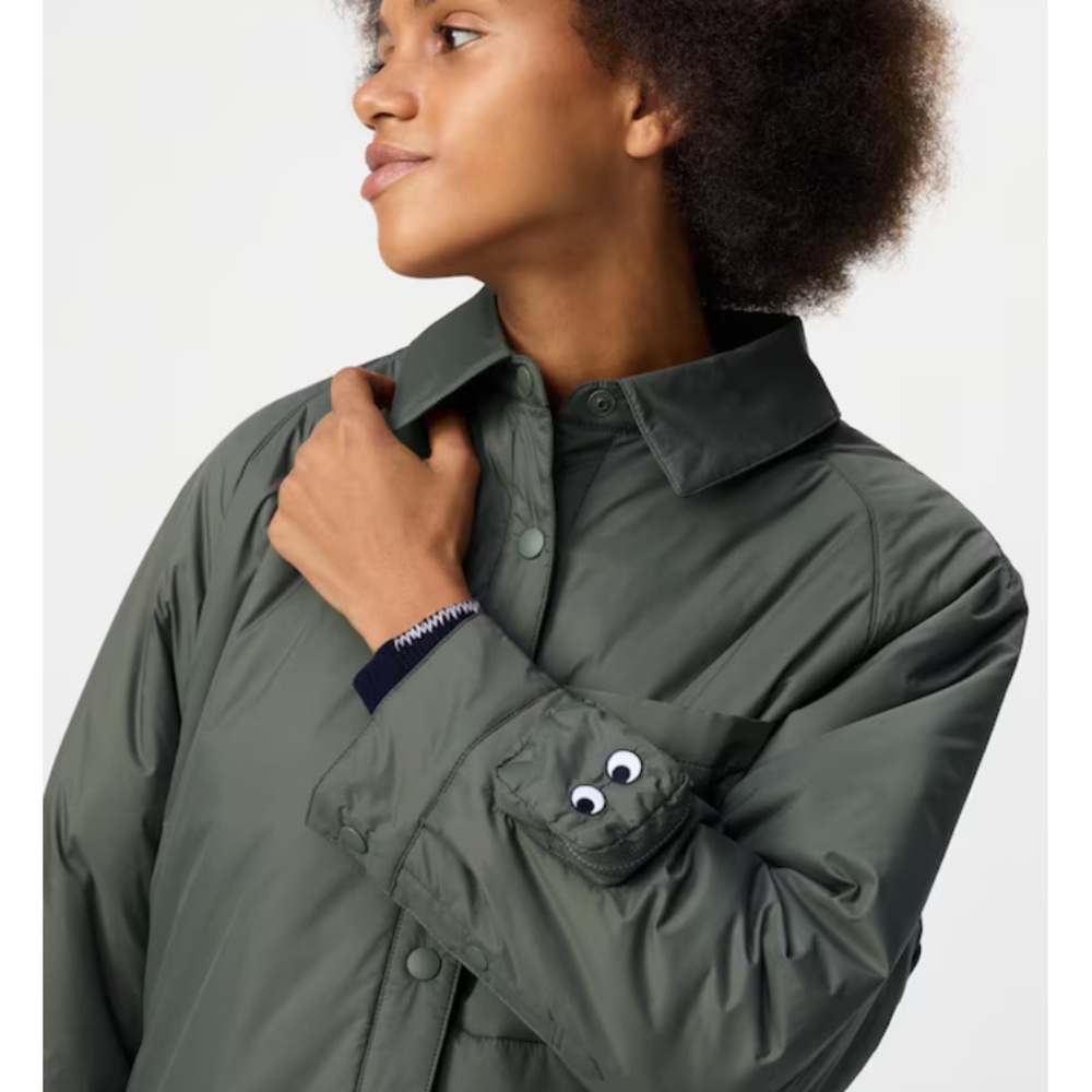 🆕 ANYA HINDMARCH x UNIQLO Pufftech Padded Shirt Jacket XL